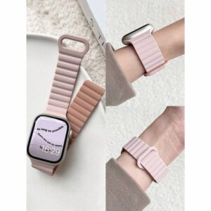 Pulseira Elo Magnético com Fecho de Laço 42mm / 44mm / 45mm / 47mm / 49mm