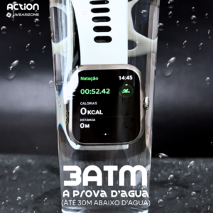Relógio Inteligente Action Wearzone Esportivo A Prova D'água - Tela 45mm
