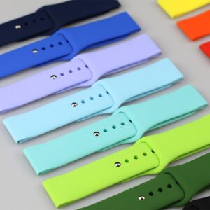 Pulseira Silicone de Pino 18mm